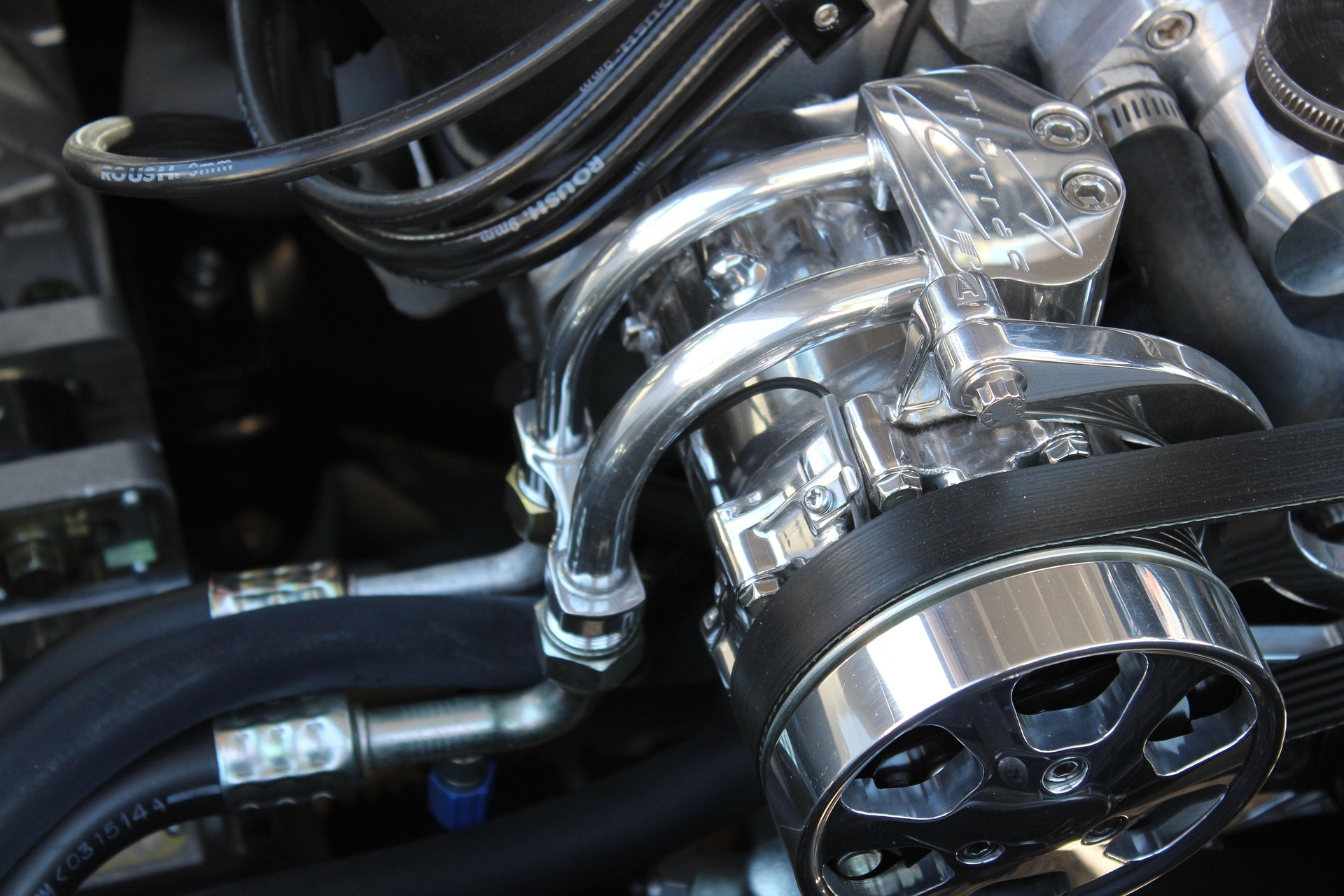Motorruimte detail
